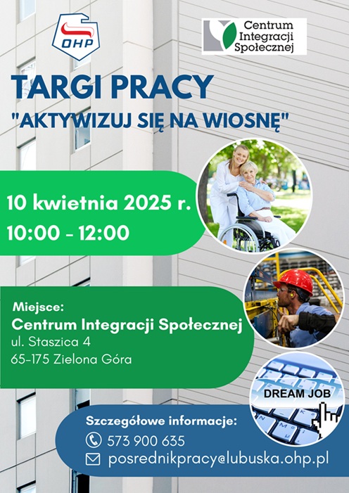Zdjęcie artykułu Targi Pracy "Aktywizuj się na wiosnę"