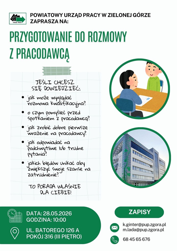 Obrazek dla: Przygotowanie do rozmowy z pracodawcą